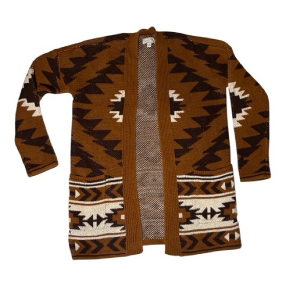 Lucky Brand Sweaters - Lucky Brand Aztec  Cardigan Womens Size S Prairie Rural Cowboy Southwestern